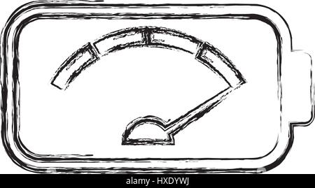 Eletric battery rechargeable Stock Vector