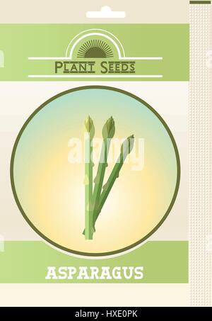 Pack of asparagus seeds icon Stock Vector Image & Art - Alamy