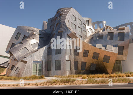 LAS VEGAS, NV - June 30, 2012: The Lou Ruvo Center for Brain Health in Las Vegas Nevada is a unique architectural design by Frank Gehry Stock Photo