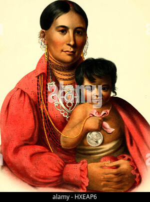 Indian Biography 1800 Stock Photo