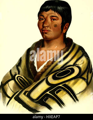 Indian Biography 1800 Stock Photo