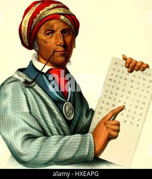 Indian Biography 1800 Stock Photo