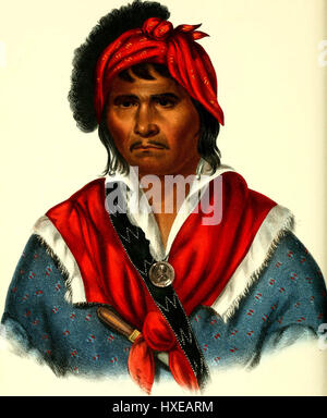 Indian Biography 1800 Stock Photo