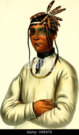 Indian Biography 1800 Stock Photo