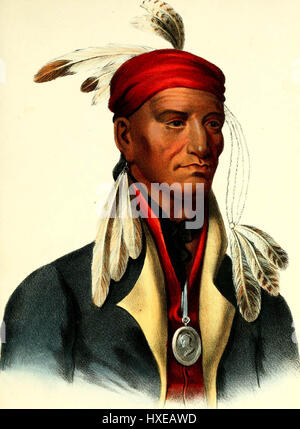 Indian Biography 1800 Stock Photo