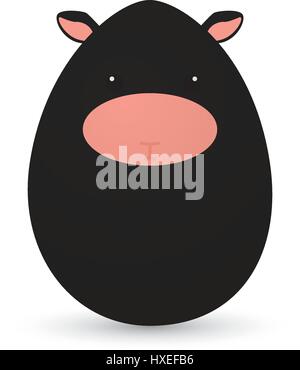 Easter Sheep Egg Stock Vector