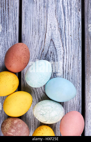 Group of colored eggs. Stock Photo