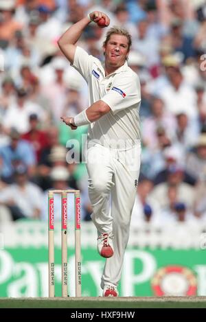 SHANE WARNE AUSTRALIA BRIT OVAL KENNINGTON LONDON 09 September 2005 Stock Photo