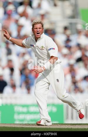 SHANE WARNE AUSTRALIA BRIT OVAL KENNINGTON LONDON 09 September 2005 Stock Photo