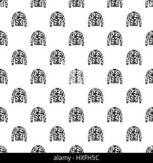 Camouflage jacket pattern, simple style Stock Vector