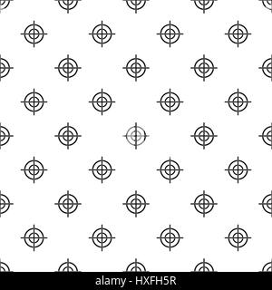 Target crosshair pattern, simple style Stock Vector