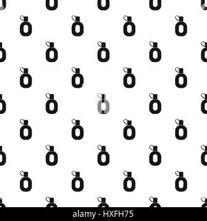 Tourist flask pattern, simple style Stock Vector