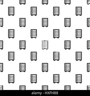 Security safe locker pattern, simple style Stock Vector
