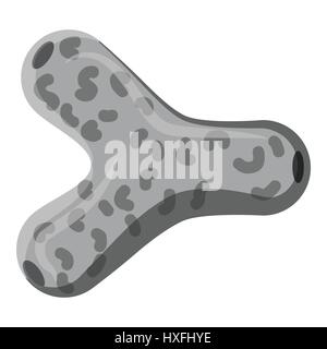 Bacteria cell icon, gray monochrome style Stock Vector Image & Art - Alamy