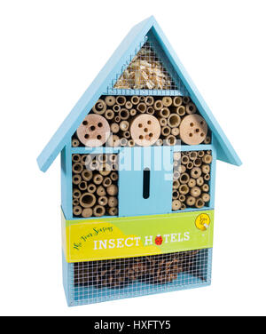The Four Seasons Insect hotel by Garden Bazaar GB in its retail packaging. Stock Photo