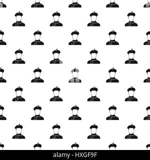Artist pattern, simple style Stock Vector