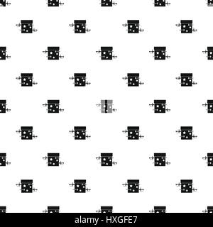 Sword box illusion pattern, simple style Stock Vector