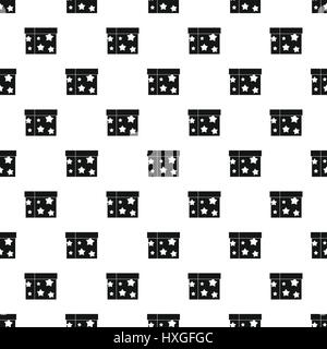 Sword box illusion pattern, simple style Stock Vector