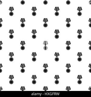 Military medal pattern, simple style Stock Vector
