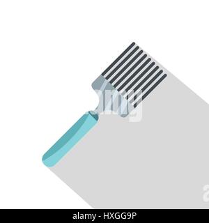 Kitchen spatula icon, flat style Stock Vector