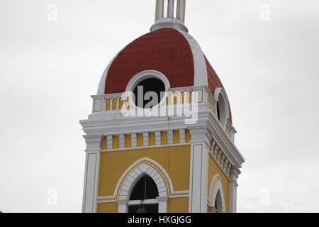 The Our Lady of the Assumption Cathedral also called Granada Cathedral is a neoclassical Catholic cathedral located in Granada, Nicaragua, roughly 25 Stock Photo