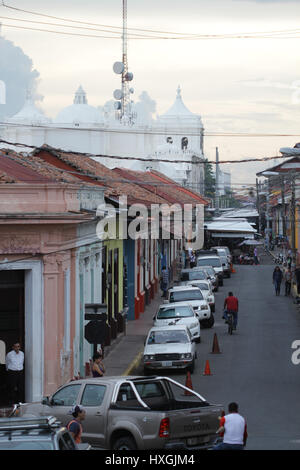 beautiful achoteture in central america, nicaragua Stock Photo