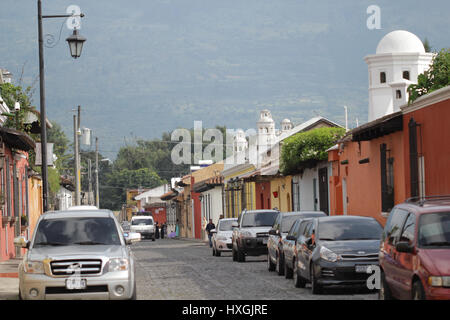 beautiful achoteture in central america, nicaragua Stock Photo