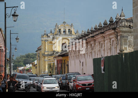 beautiful achoteture in central america, nicaragua Stock Photo