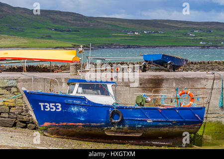 Boat at Knightstown, Valentia Island, County Kerry, Ireland on the Stock Photo: 146970007 - Alamy
