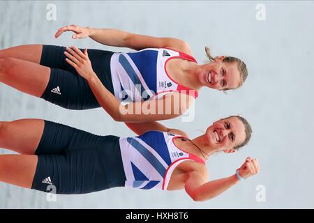 HELEN GLOVER & HEATHER STANNIN GREAT BRITAIN ETON DORNEY LONDON ENGLAND 01 August 2012 Stock Photo