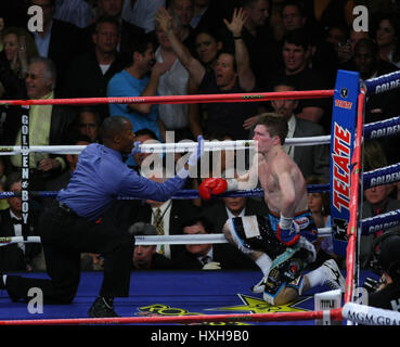 MANNY PACQUIAO RICKY HATTON PACQUIAO V HATTON ROUND 1 LAS VEGAS NV USA 02 May 2009 Stock Photo