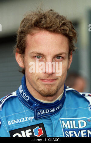 JENSON BUTTON BENETTON-RENAULT SILVERSTONE SILVERSTONE ENGLAND 21 February 2001 Stock Photo