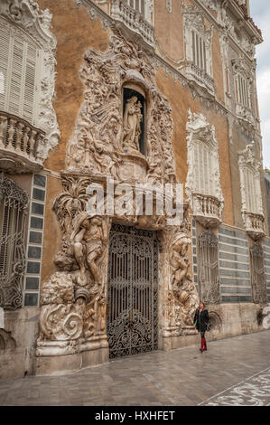 Palace of the Marqués de Dos Aguas, Palace of the Marqués de Dos Aguas, Valencia, Spain, Europe Stock Photo