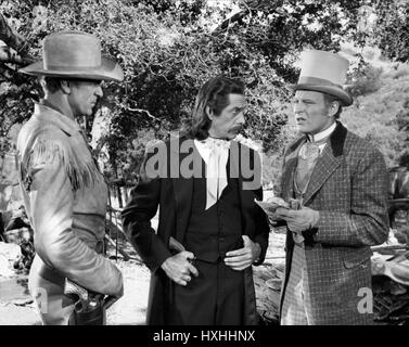 GARY COOPER, REED HADLEY, LEIF ERICKSON, DALLAS, 1950 Stock Photo