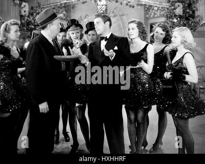 LOUIS HAYWARD, LUCILLE BALL, MAUREEN O'HARA, MARY CARLISLE, DANCE  GIRL  DANCE, 1940 Stock Photo