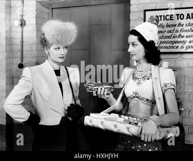 LUCILLE BALL, VIRGINIA O'BRIEN, DU BARRY WAS A LADY, 1943 Stock Photo