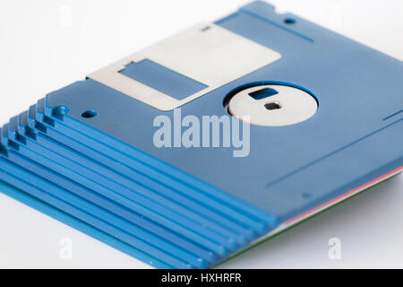 Micro floppy disks Stock Photo