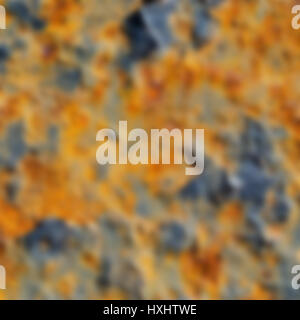 Rusty metal wall blurred. Defocused abstract background Stock Photo