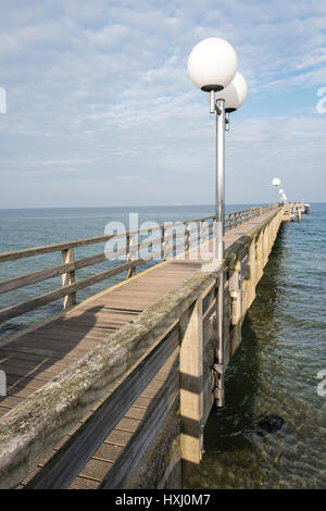 pier in Kuehlungsborn/ Germany Stock Photo