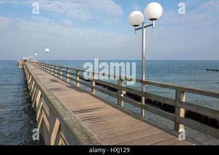 pier in Kuehlungsborn/ Germany Stock Photo