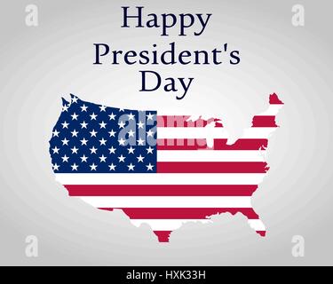 President s Day in the United States Stock Vector