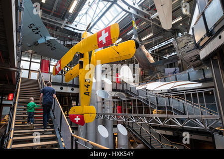 Interior of Deutsches Technikmuseum, German Museum of Technology, in Berlin, Germany Stock Photo