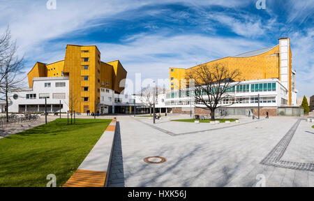 View of Berlin Philharmonie concert halls, home of Berlin Philharmonic orchestra in Berlin, Germany Stock Photo