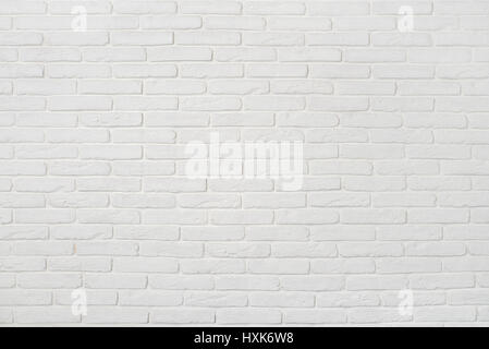 White brick wall texture. May use as background. Stock Photo
