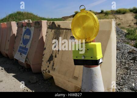 Direction indicator light mandatory Stock Photo