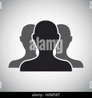 silhouette man hacker system Stock Vector