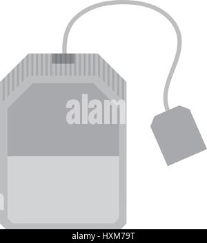 Tea bag Icon Isolated on White Background Stock Vector