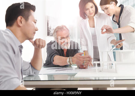 Architects in design Stock Photo