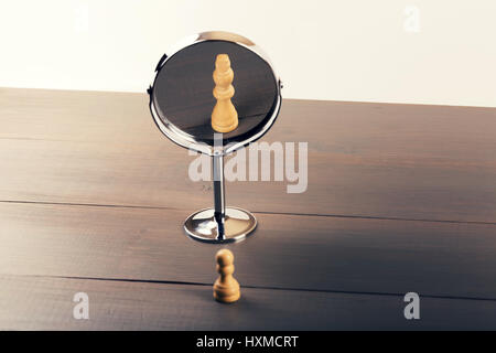 trust yourself - leadership, belief and confidence concept Stock Photo
