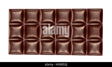 chocolate bars isolated on a white Stock Photo